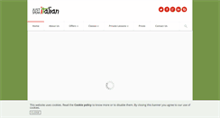 Desktop Screenshot of justspeakitalian.com